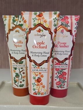 amberglow Moisturizing Hand & Body Lotion Set 3-PC